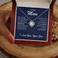To My Mom Love Knot Necklace-You'll Always Be My Mom