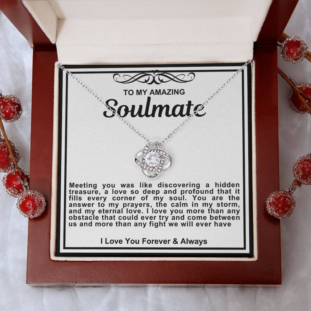 Soulmate Love Knot Necklace-A Love So Deep