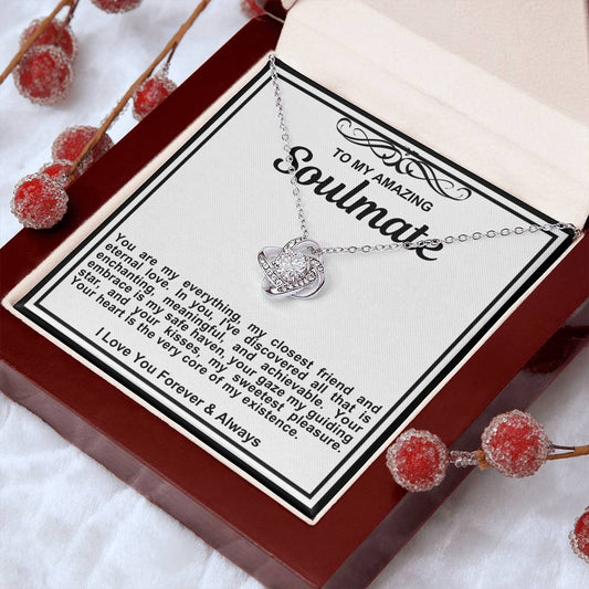 Soulmate Love Knot Necklace- You Are My Everything