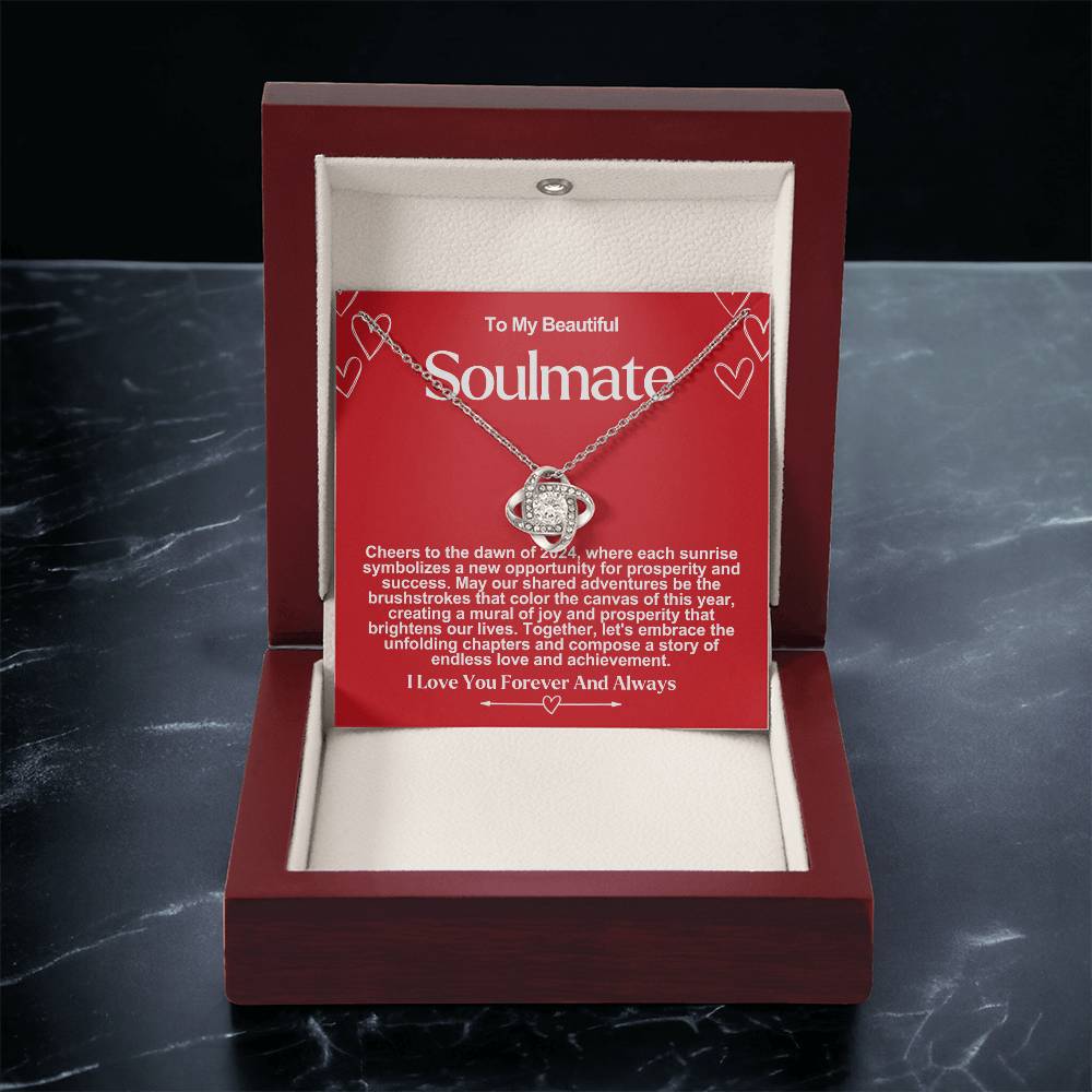 Soulmate New Year Love Knot Necklace