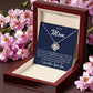 To My Mom Love Knot Necklace- Raising A Man