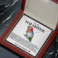 Daughter Parrot Love Knot Necklace