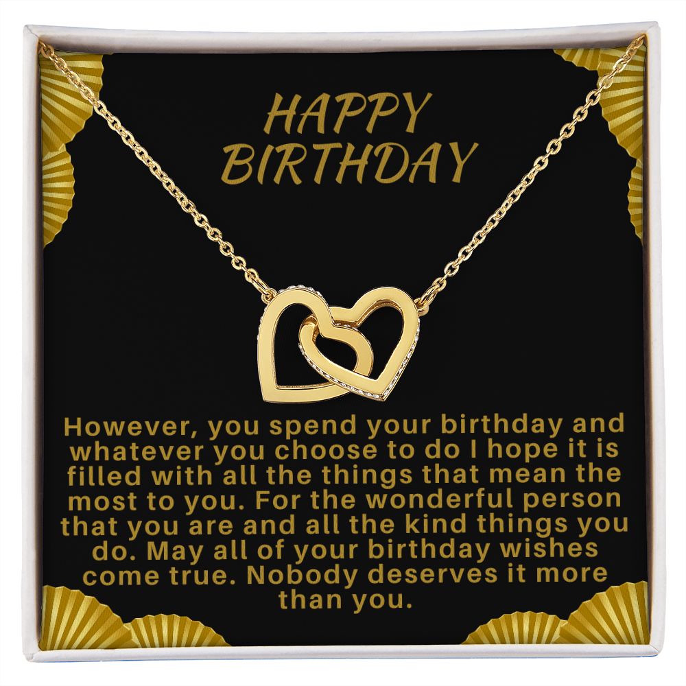 Birthday Hearts Necklace