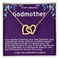 Godmother Interlocking Hearts Necklace