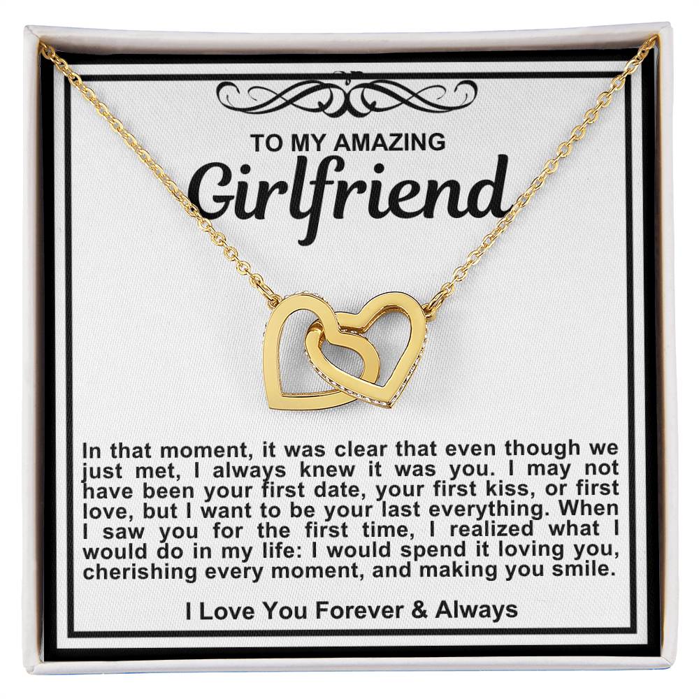 Girlfriend Double Hearts Necklace