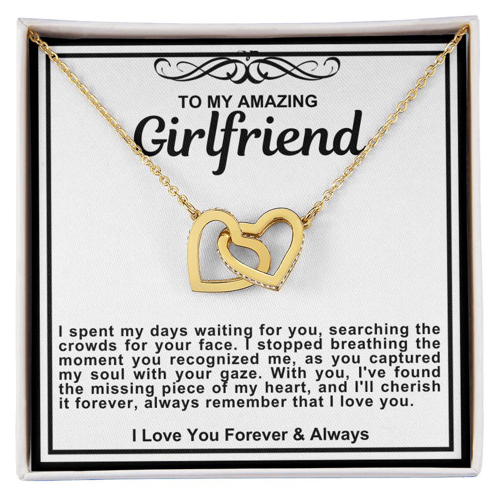 Girlfriend Double Hearts Necklace