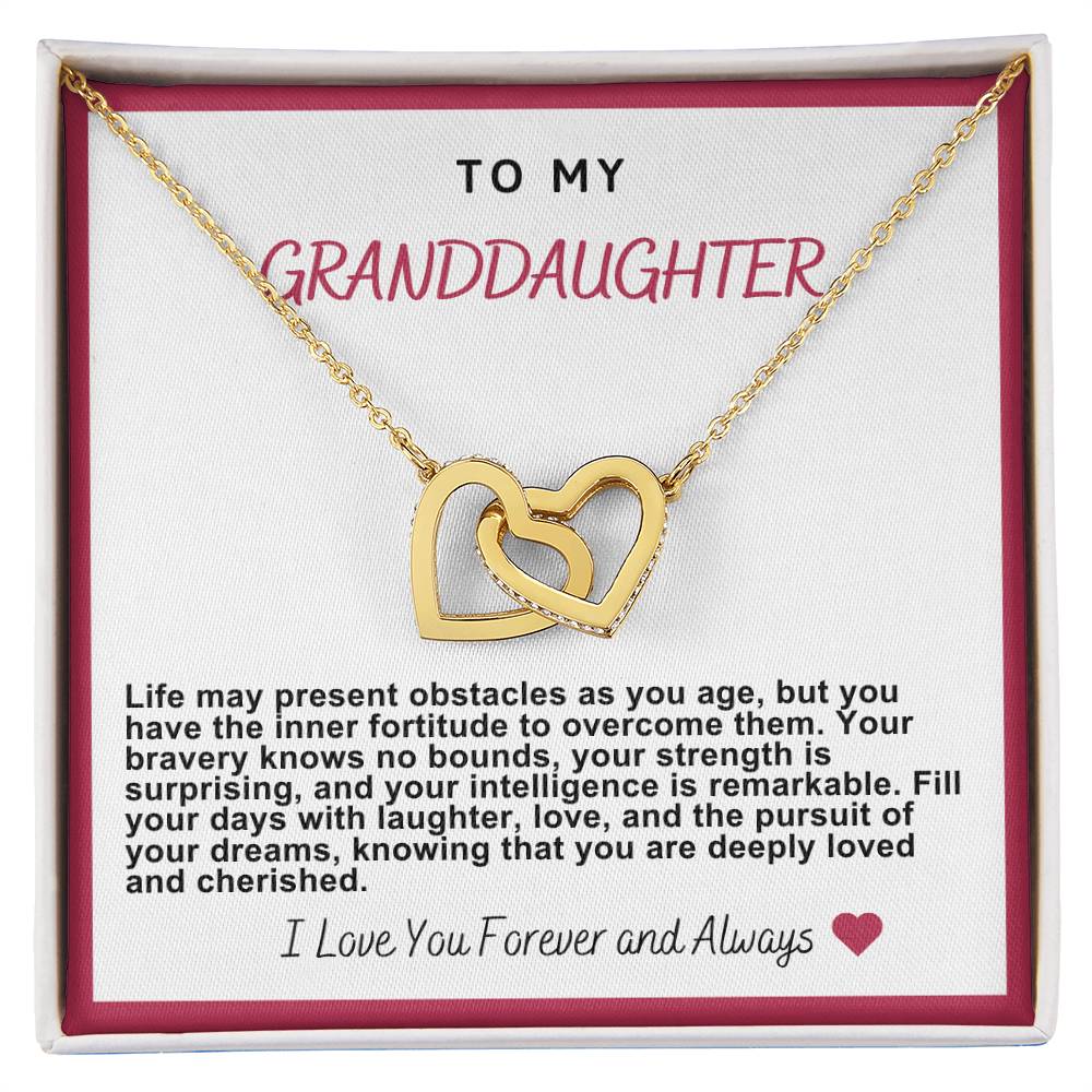 Granddaughter Hearts Necklace