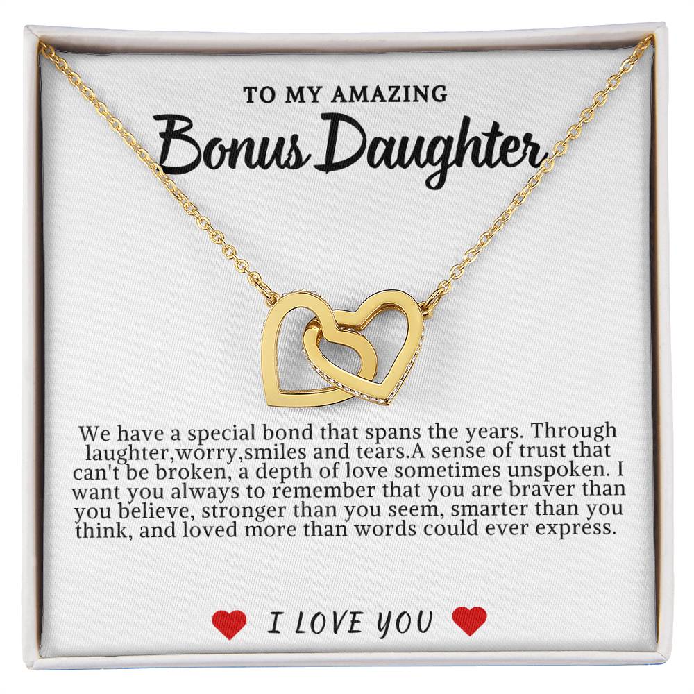 Bonus Daughter Hearts Necklace