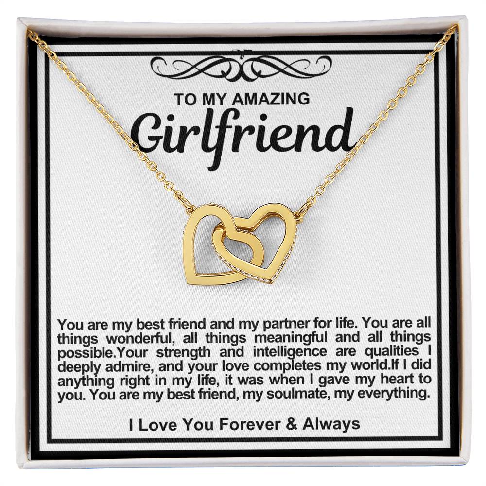 Girlfriend Double Hearts Necklace