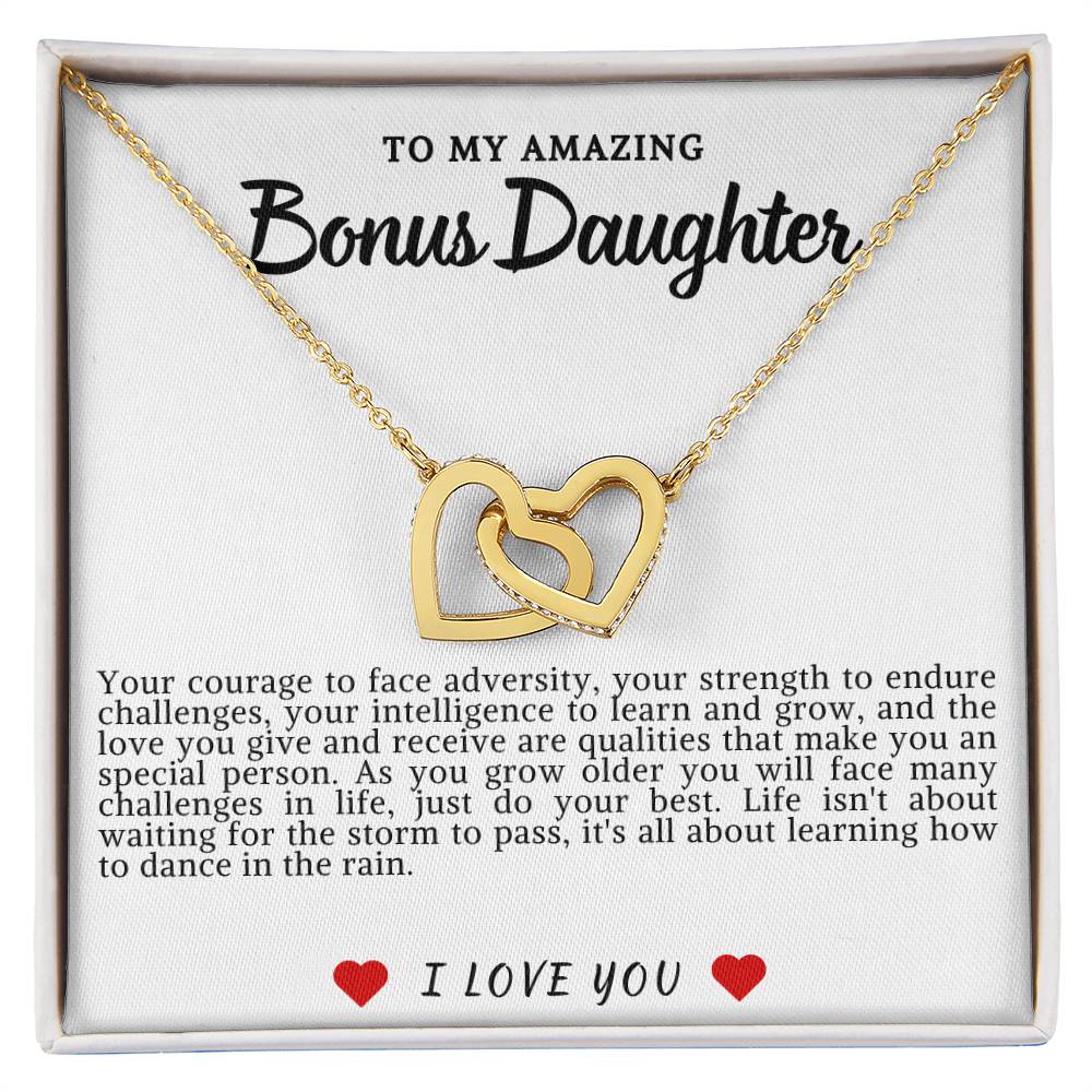 Bonus Daughter Hearts Necklace