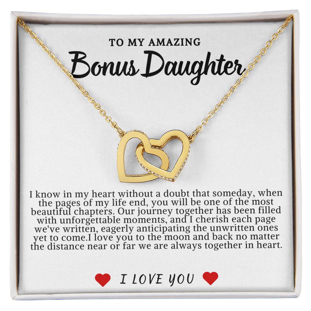 Bonus Daughter Hearts Necklace