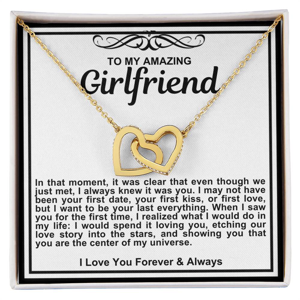 Girlfriend Double Hearts Necklace