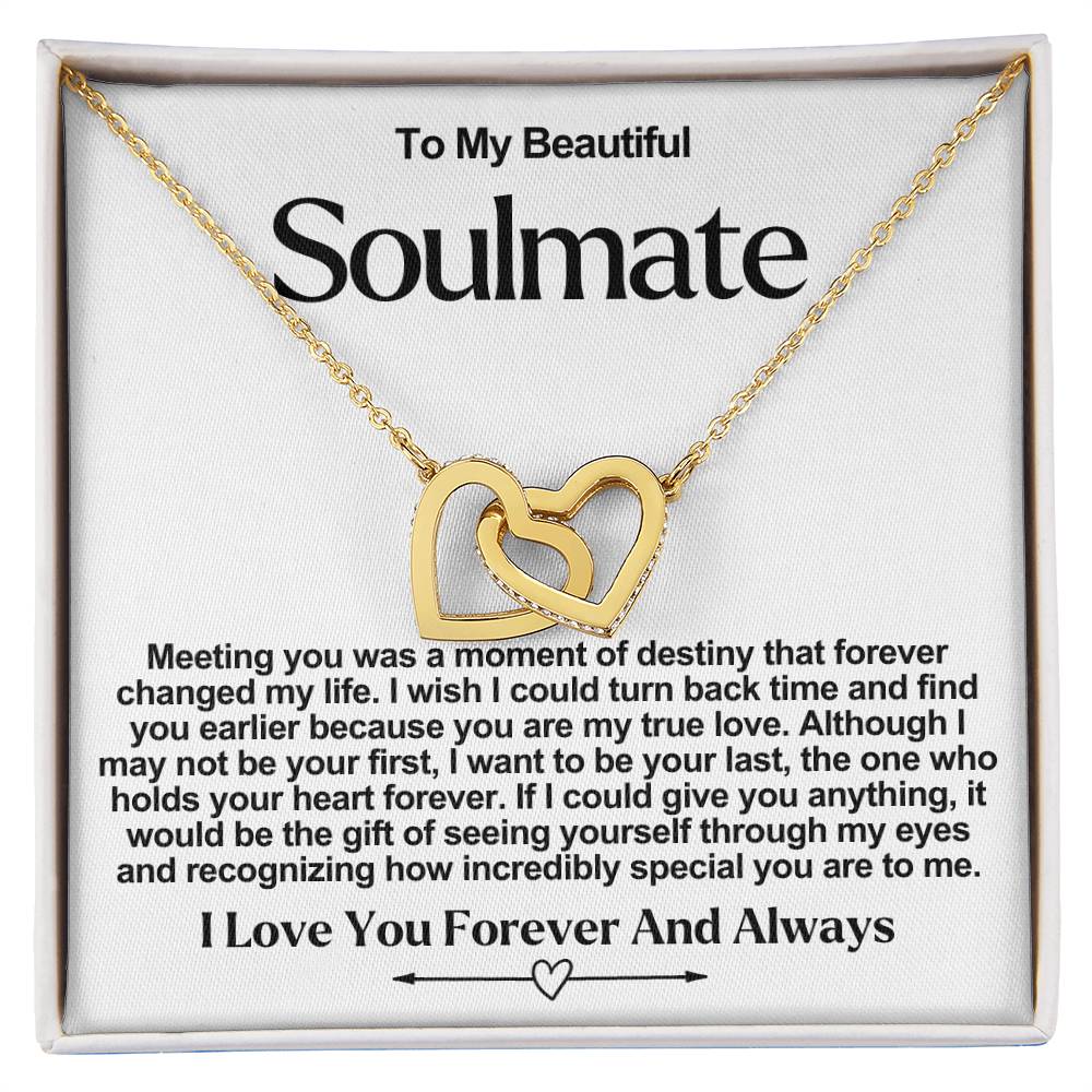 Soulmate Interlocking Hearts Necklace