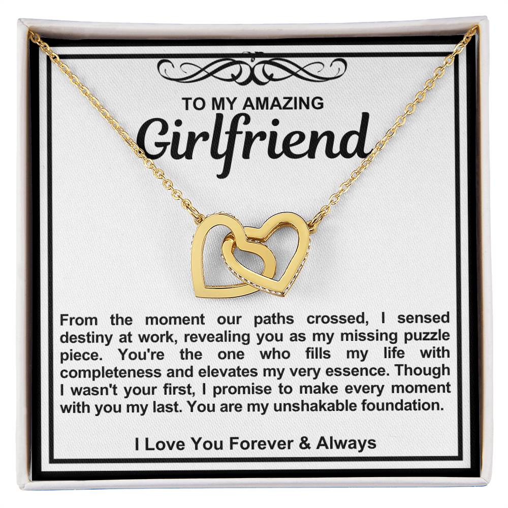 Girlfriend Double Hearts Necklace