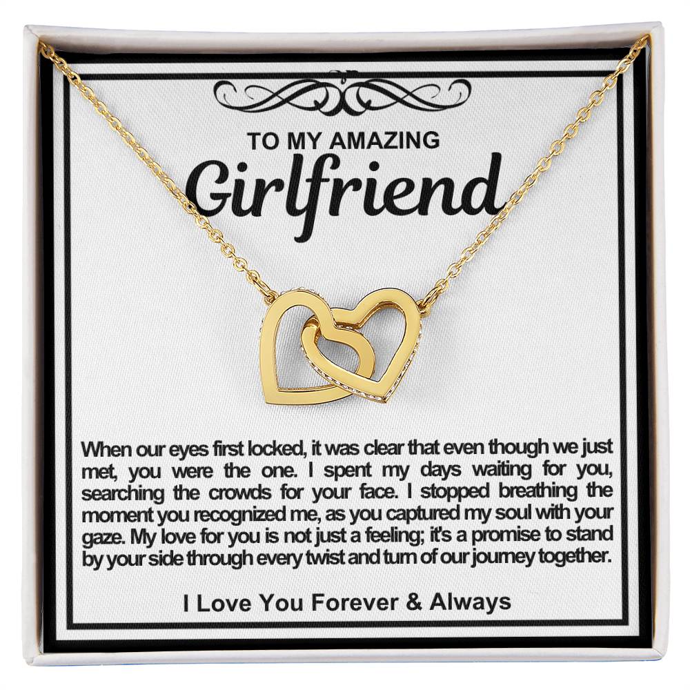 Girlfriend Double Hearts Necklace