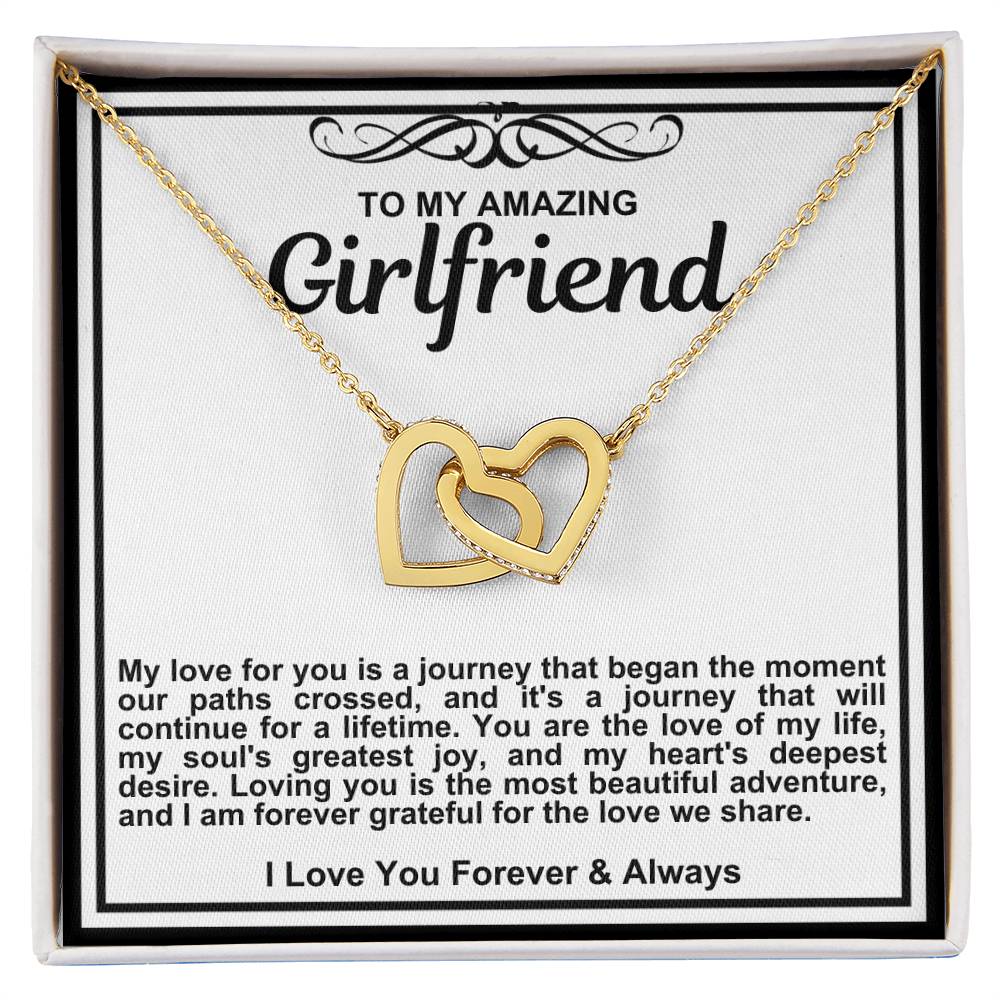 Girlfriend Double Hearts Necklace