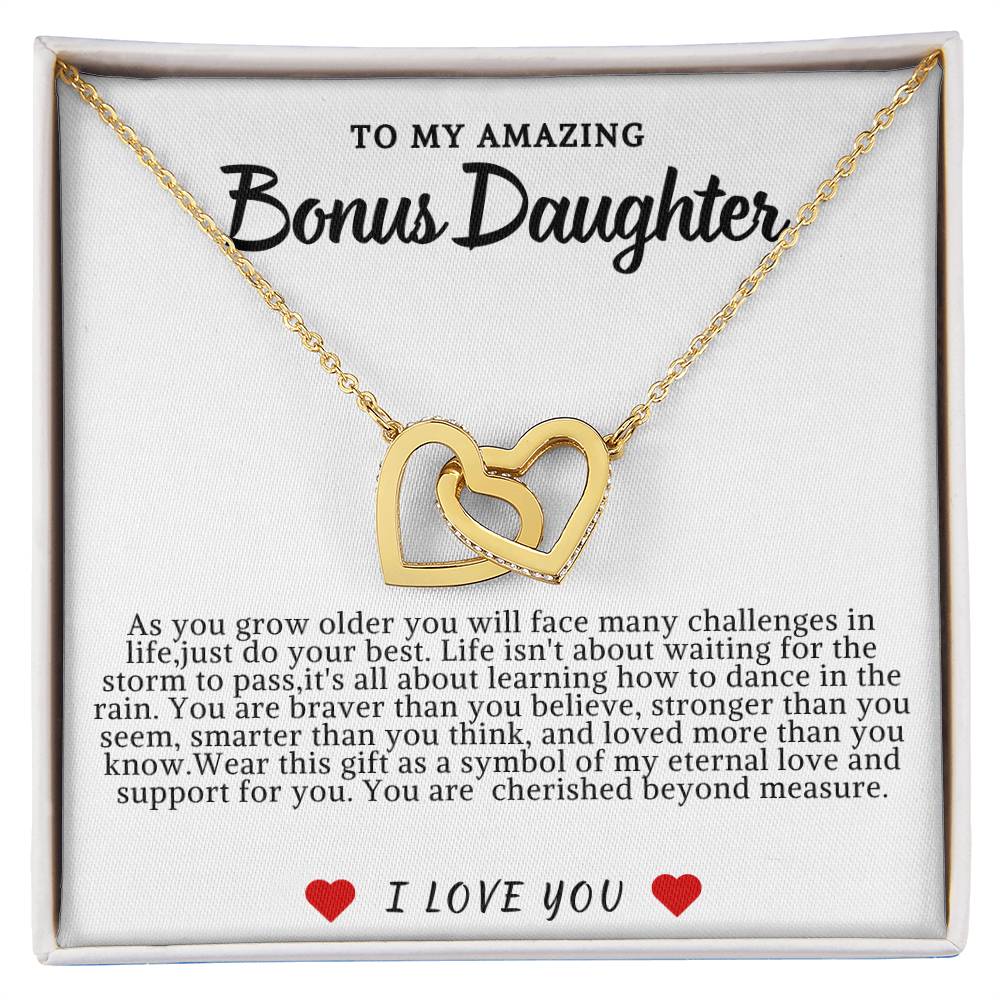 Bonus Daughter Hearts Necklace