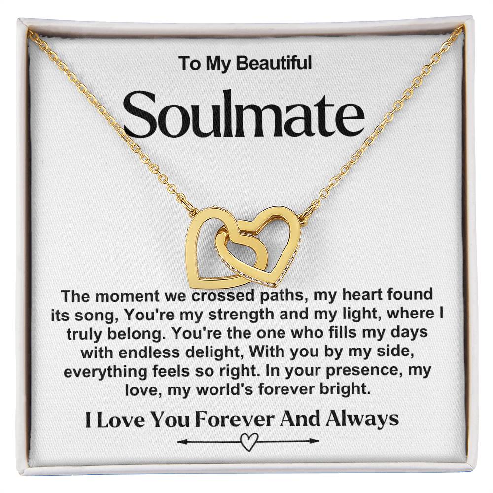 Soulmate Interlocking Hearts Necklace