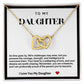 Daughter Interlocking Hearts Necklace