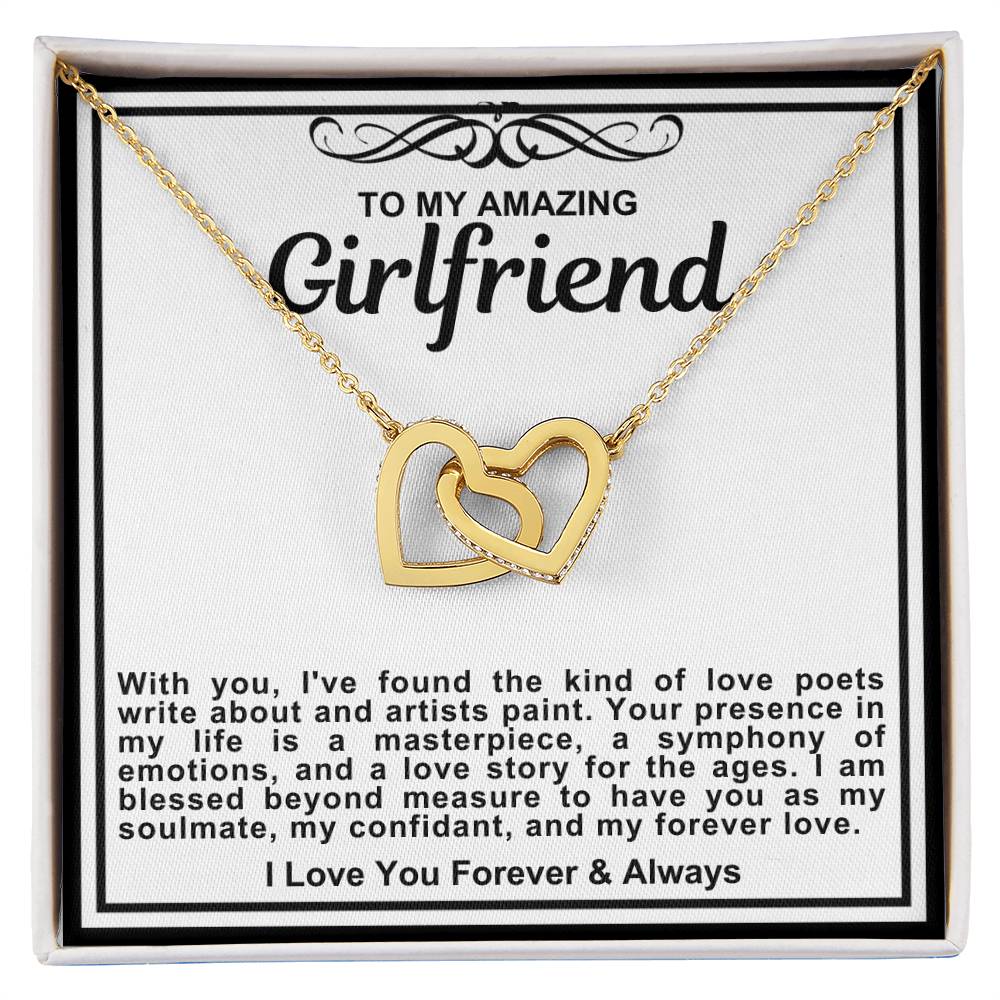 Girlfriend Double Hearts Necklace