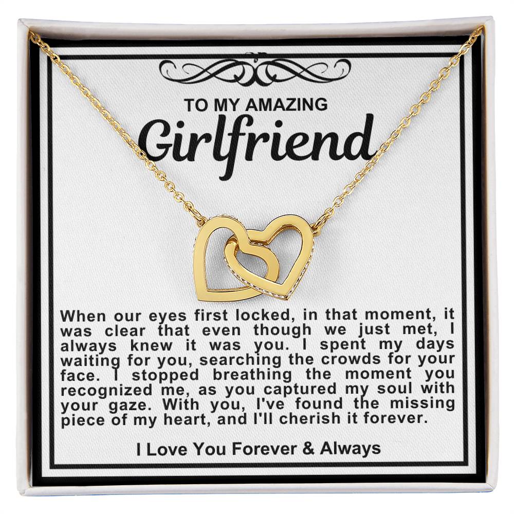 Girlfriend Double Hearts Necklace