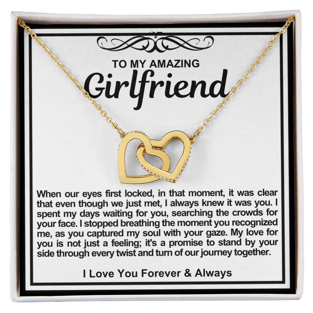 Girlfriend Double Hearts Necklace