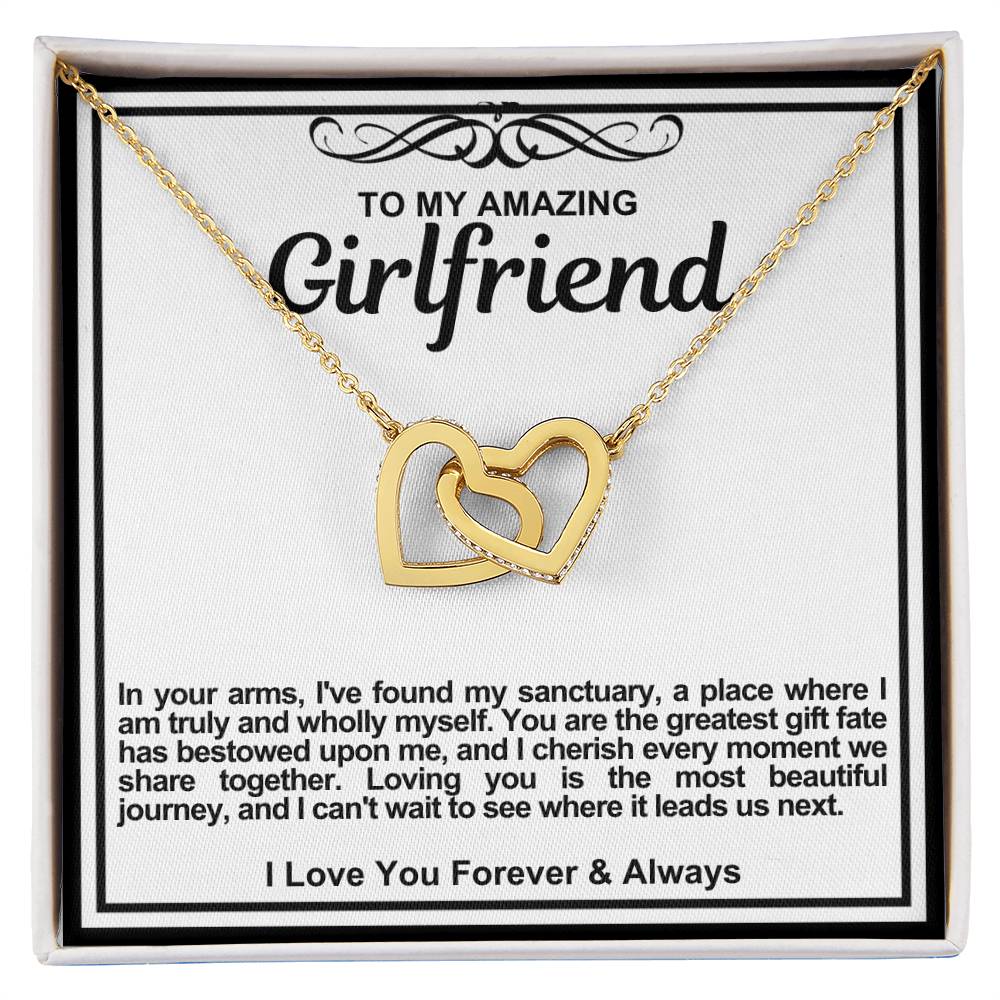 Girlfriend Double Hearts Necklace