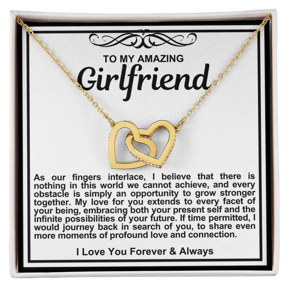 Girlfriend Double Hearts Necklace