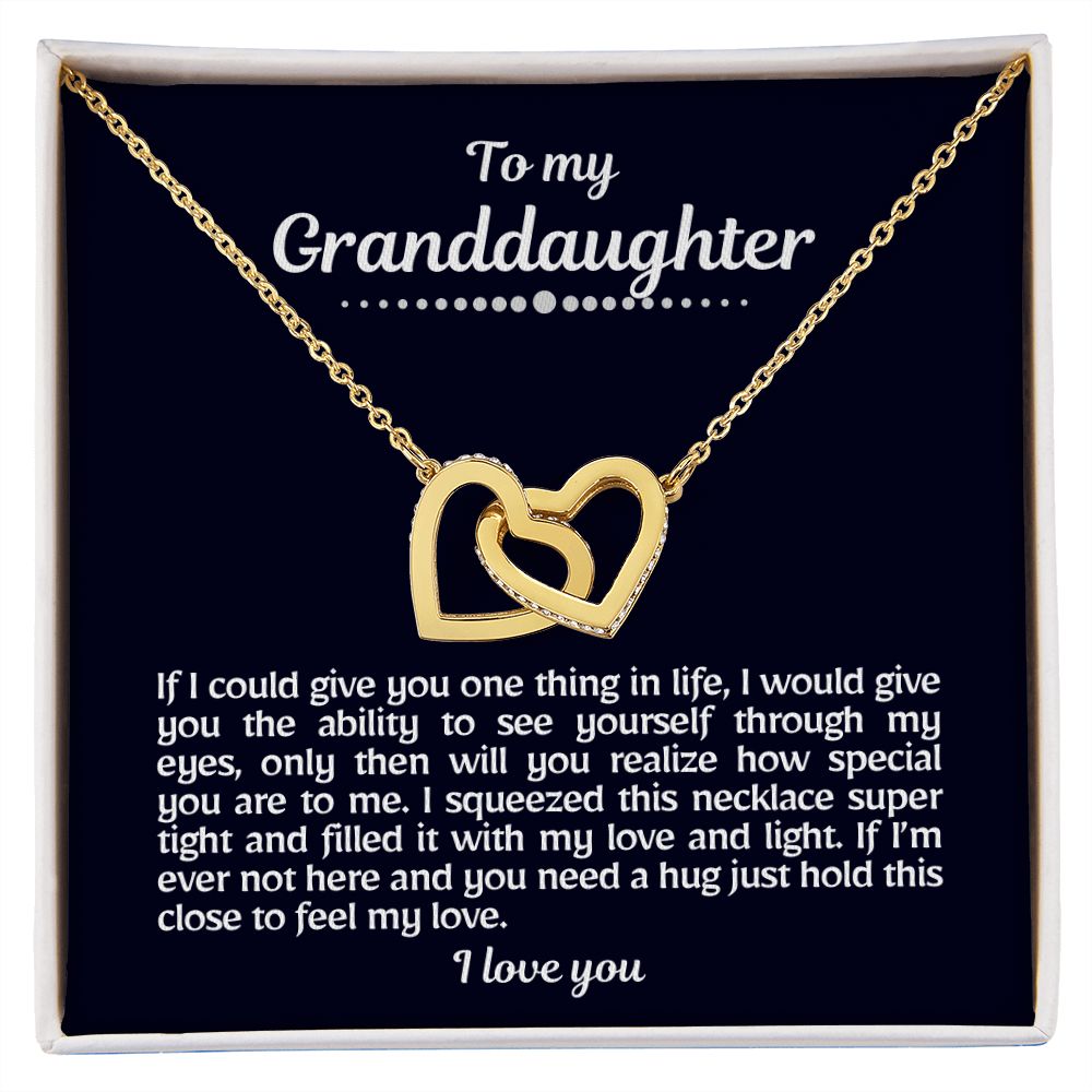 Granddaughter Hearts Necklace