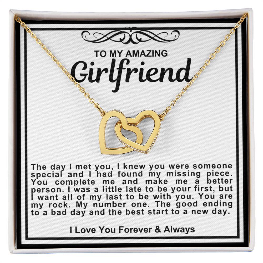 Girlfriend Double Hearts Necklace