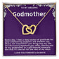 Godmother Interlocking Hearts Necklace