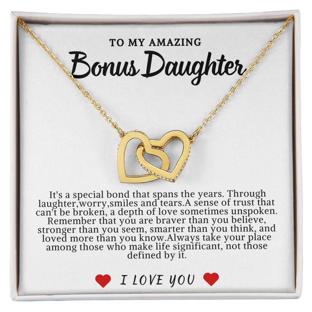 Bonus Daughter Hearts Necklace