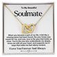 Soulmate Interlocking Hearts Necklace