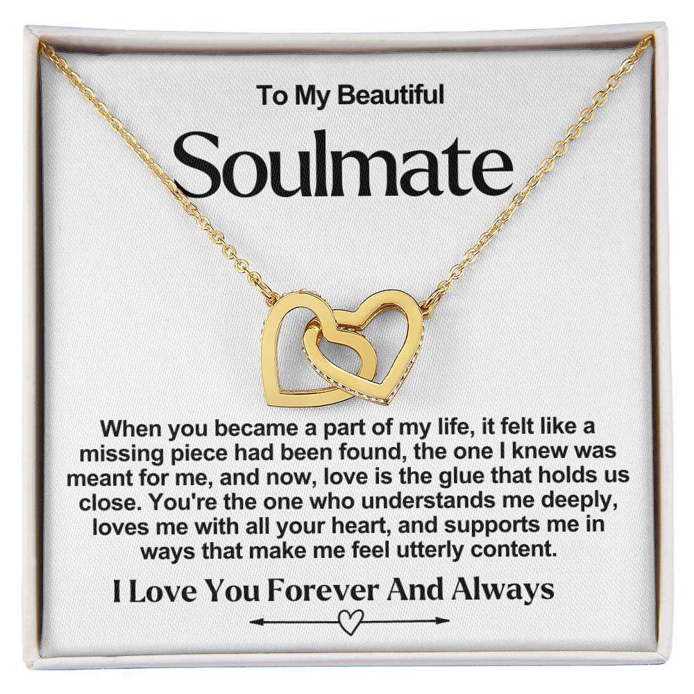 Soulmate Interlocking Hearts Necklace