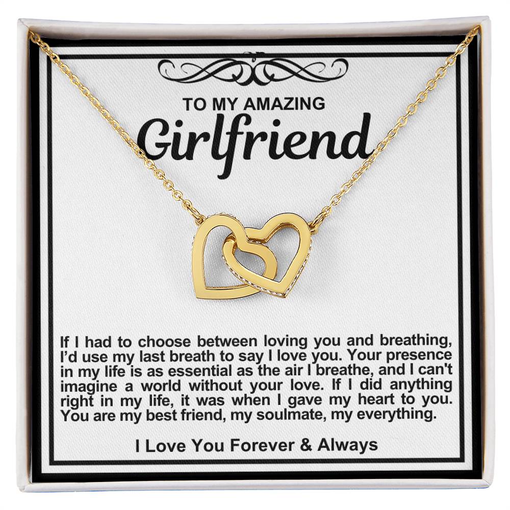 Girlfriend Double Hearts Necklace