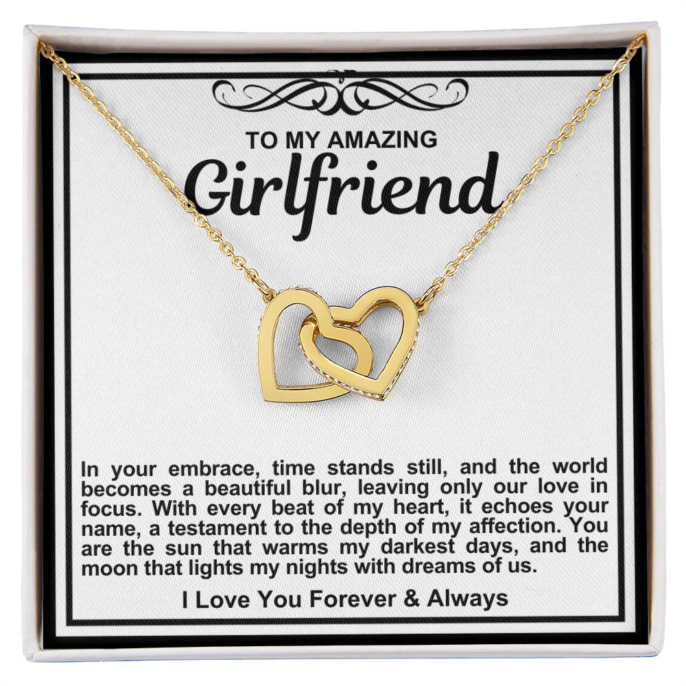 Girlfriend Double Hearts Necklace