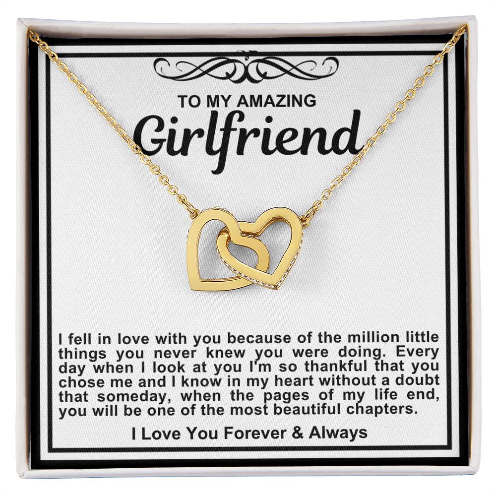 Girlfriend Double Hearts Necklace