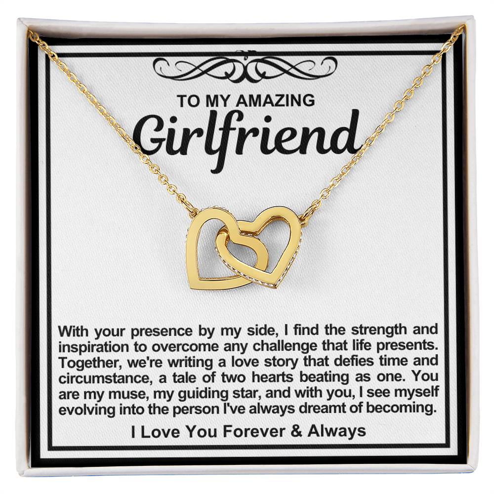 Girlfriend Double Hearts Necklace