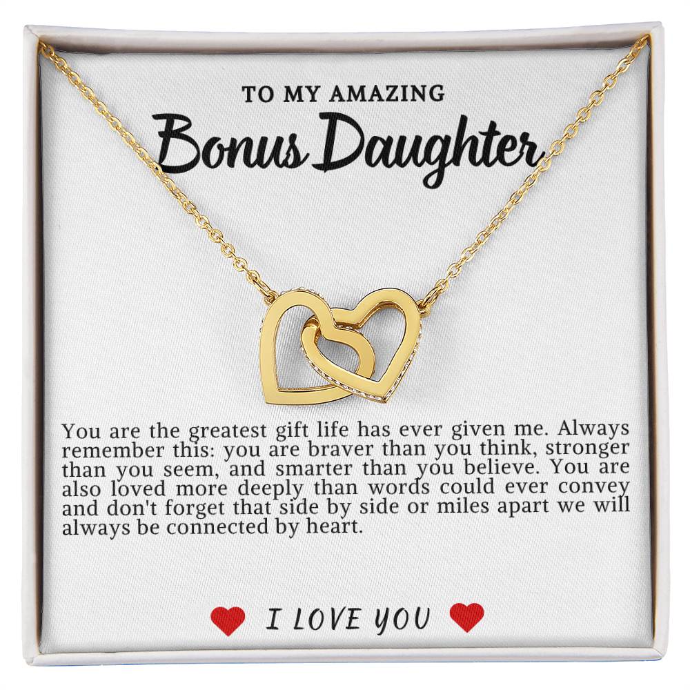 Bonus Daughter Hearts Necklace