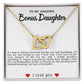 Bonus Daughter Hearts Necklace