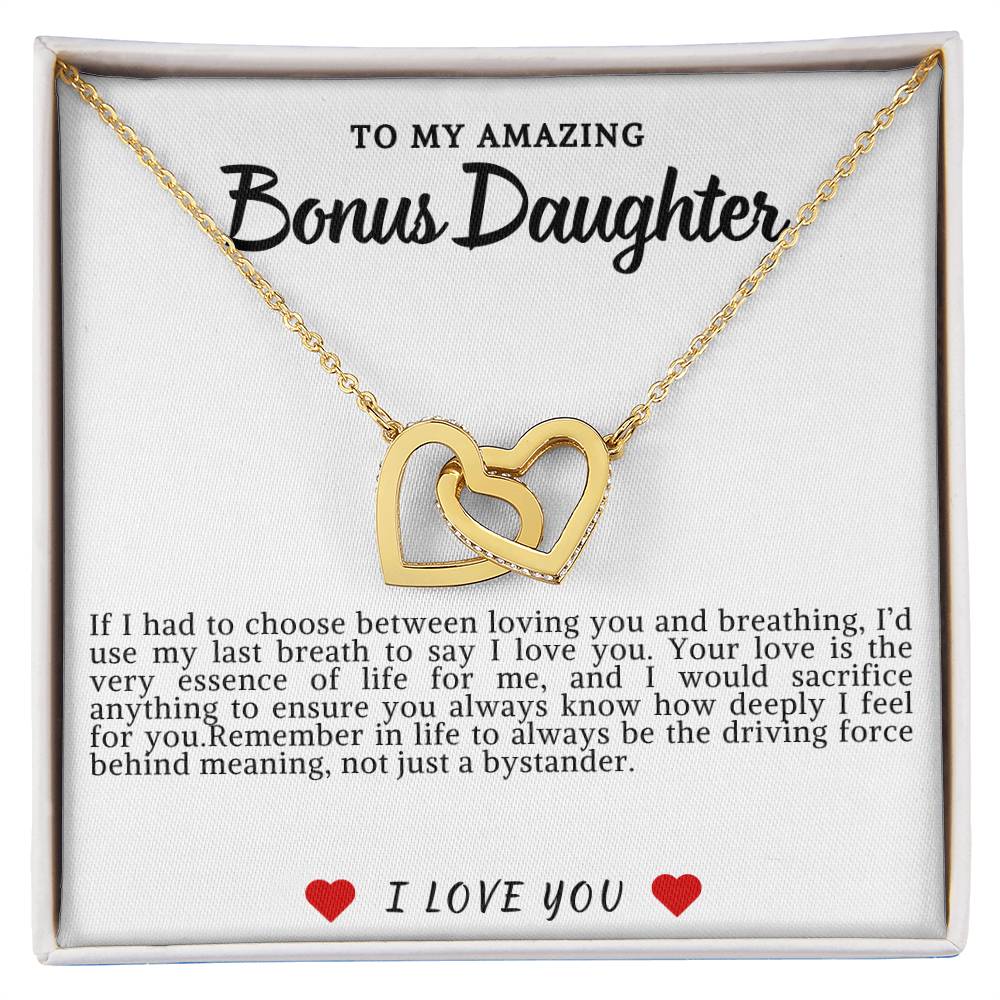 Bonus Daughter Hearts Necklace