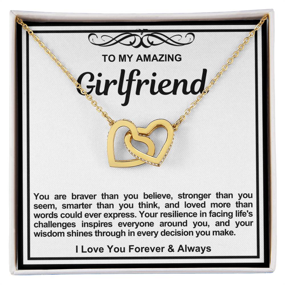 Girlfriend Double Hearts Necklace