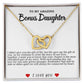 Bonus Daughter Hearts Necklace