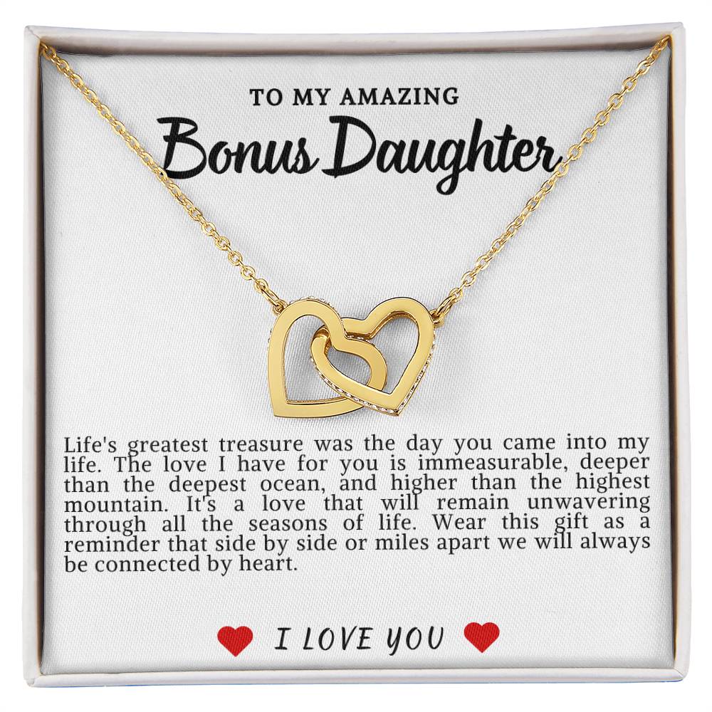 Bonus Daughter Hearts Necklace