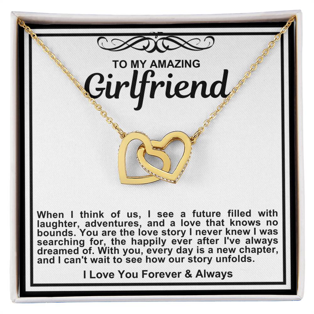 Girlfriend Double Hearts Necklace