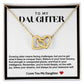 Daughter Interlocking Hearts Necklace