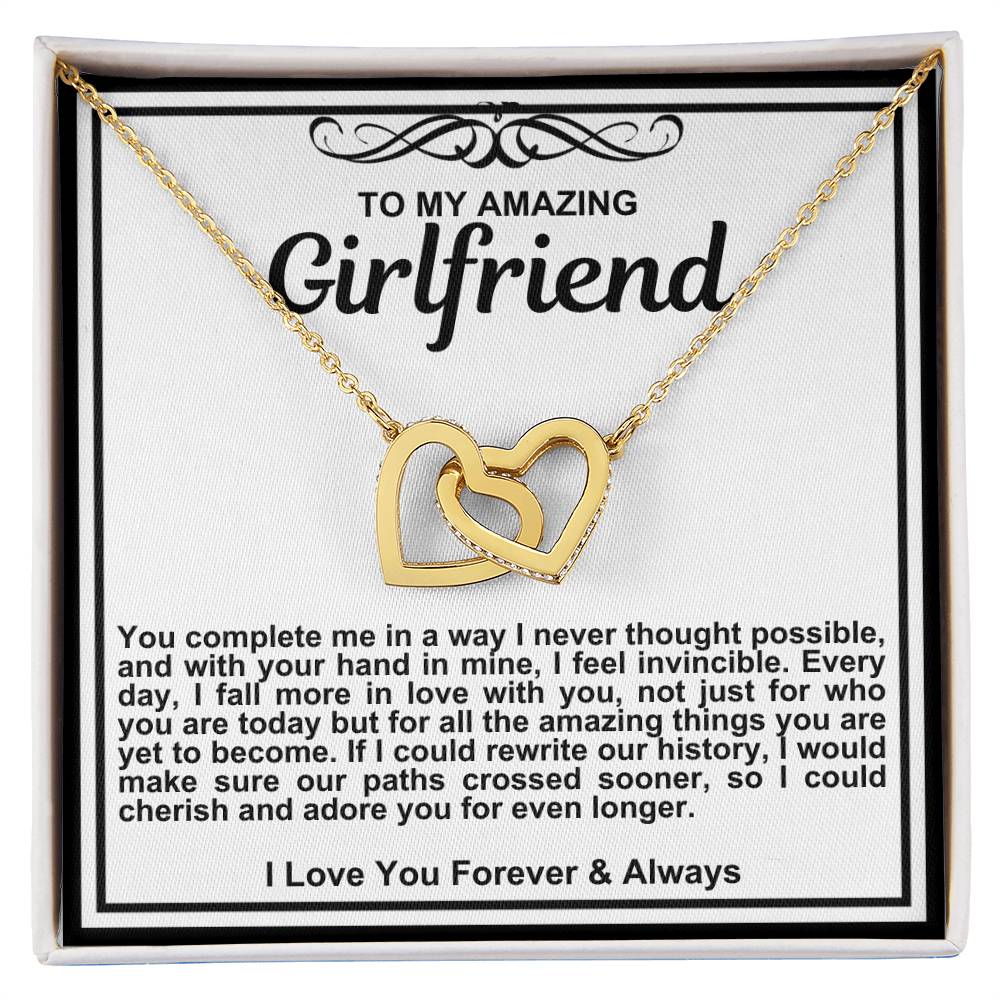 Girlfriend Double Hearts Necklace