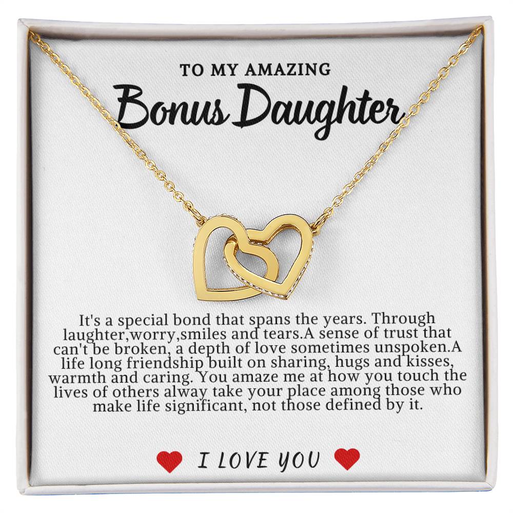 Bonus Daughter Hearts Necklace