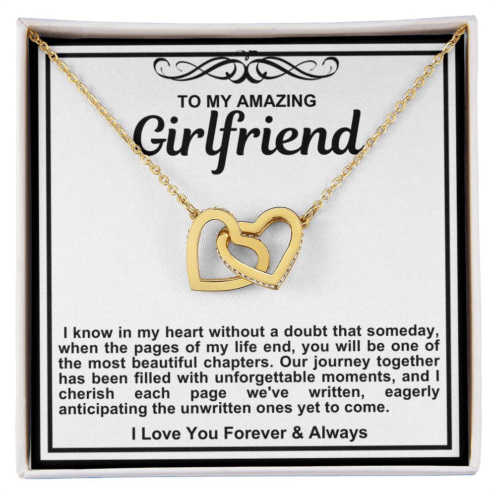 Girlfriend Double Hearts Necklace