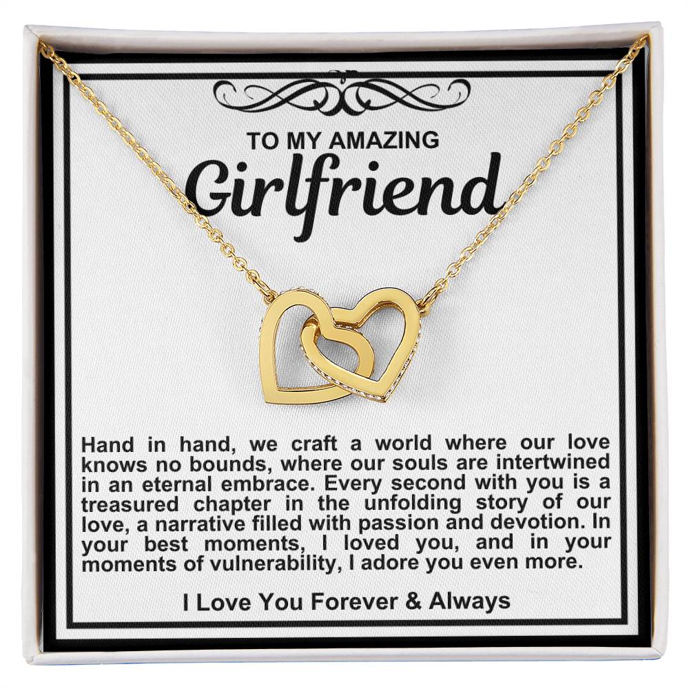 Girlfriend Double Hearts Necklace